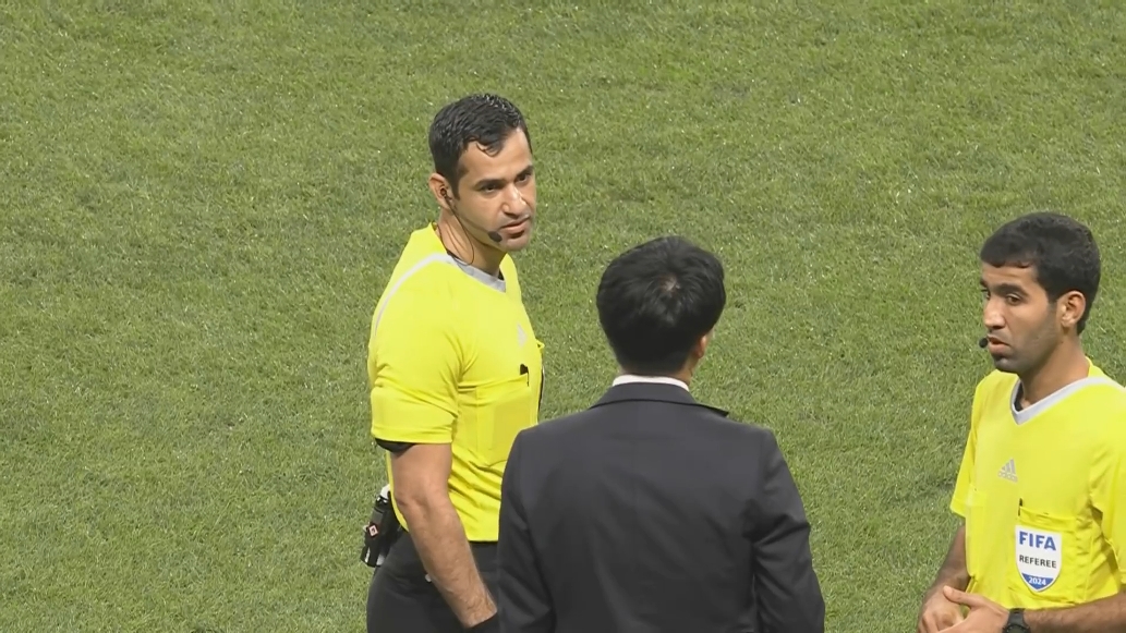  賈西姆執(zhí)法亞冠海港客戰(zhàn)神戶勝利船，此前主哨國足0-7日本