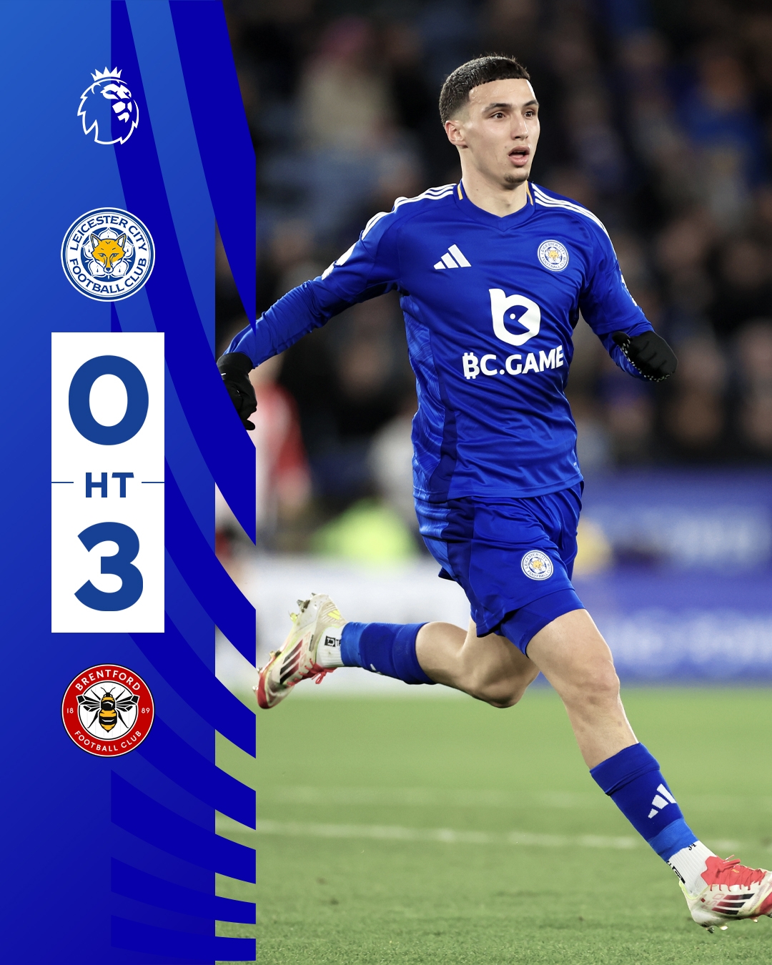  半場0-3！萊斯特若不進(jìn)球輸球，將主場6連敗0進(jìn)球創(chuàng)歷史最糟戰(zhàn)績