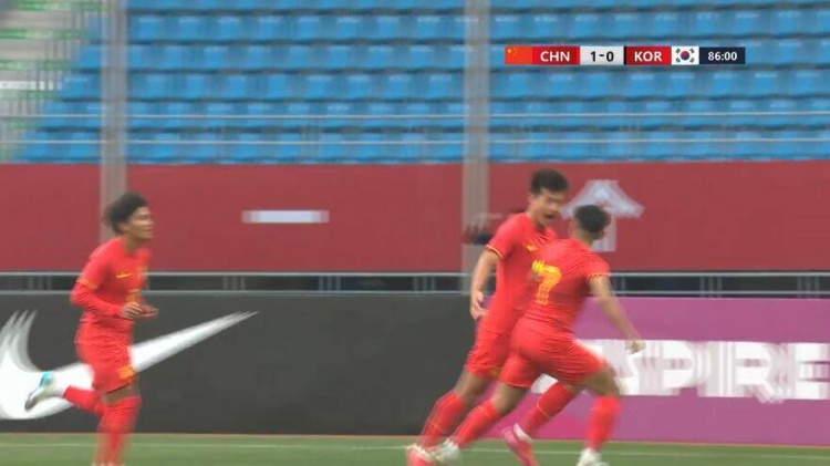  U22國(guó)足1-0韓國(guó)全場(chǎng)數(shù)據(jù)：控球率49%落后韓國(guó)，10射7正領(lǐng)先對(duì)手