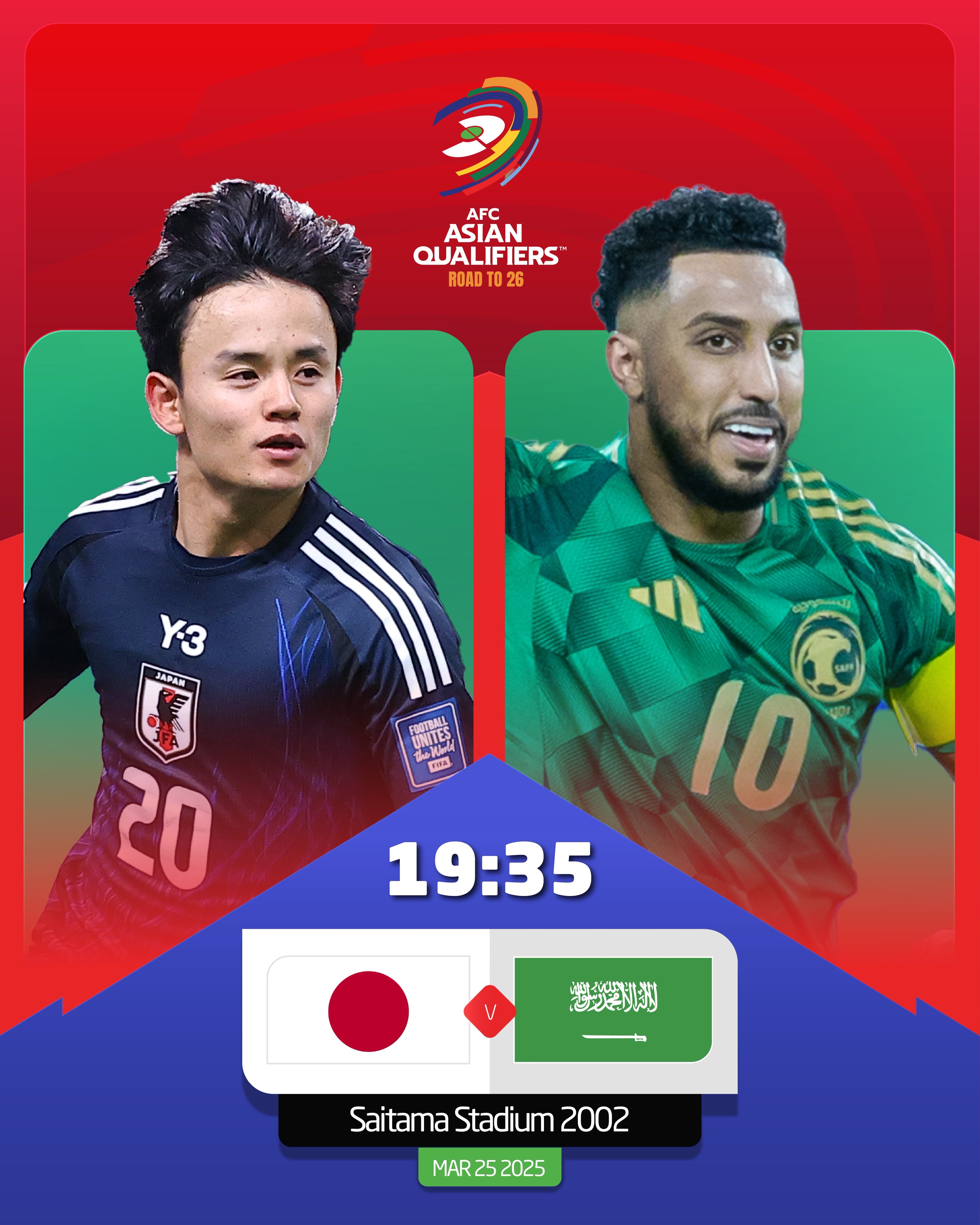  日本vs沙特首發(fā)：久保建英、前田大然、遠(yuǎn)藤航出戰(zhàn)，多薩里先發(fā)
