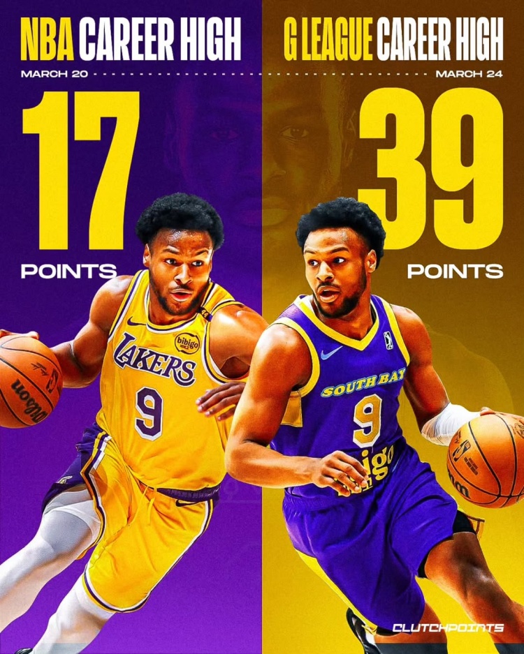  在進步！布朗尼一周內(nèi)先后創(chuàng)下個人NBA和G聯(lián)盟單場得分新紀錄