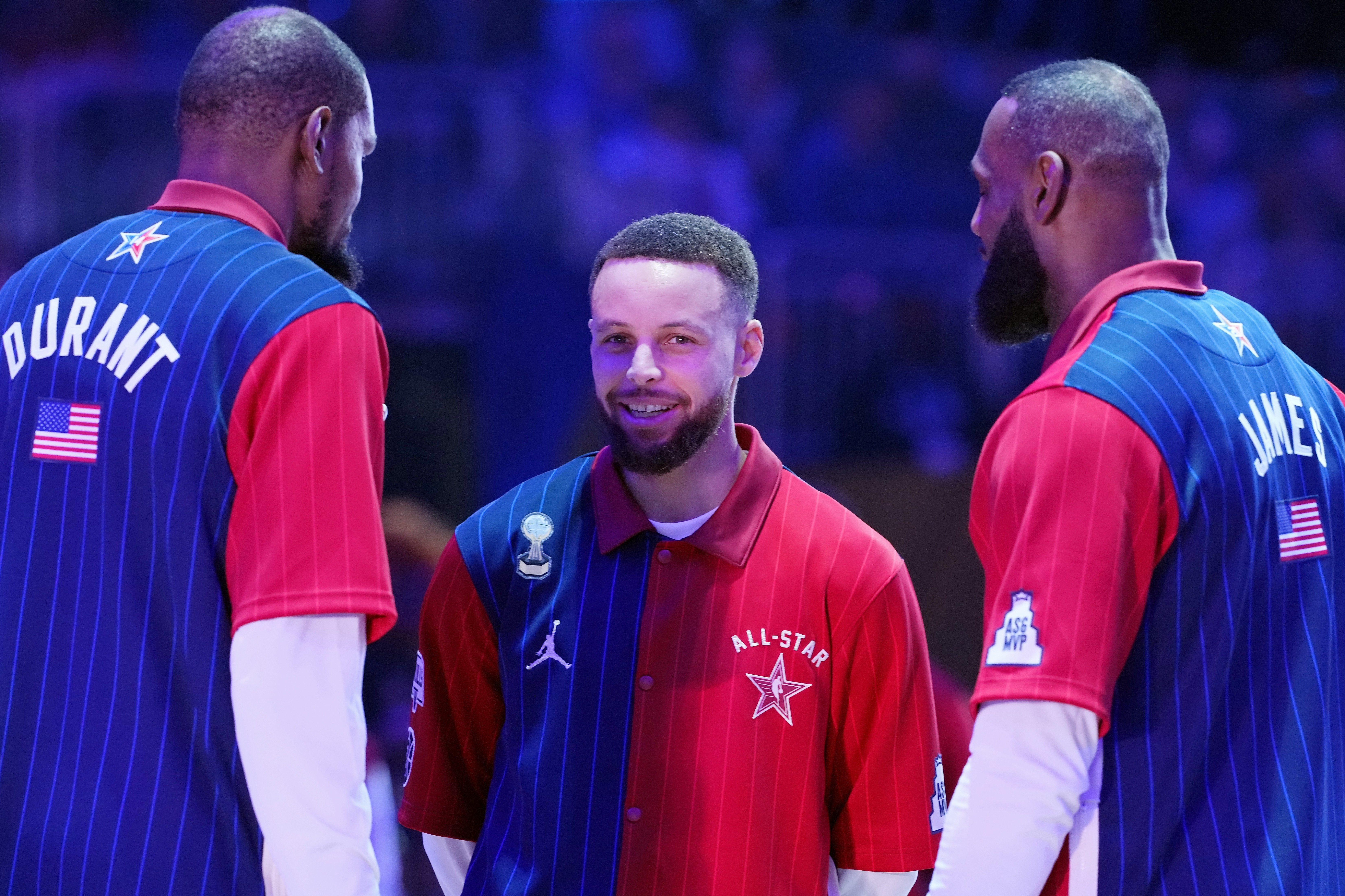 美國(guó)隊(duì)！NBA全明星正賽選人：詹杜庫(kù)眉+哈登+綠軍雙探花同隊(duì)